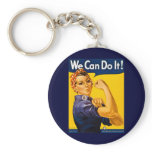 We Can Do It! - Vintage WW2 Keychain
