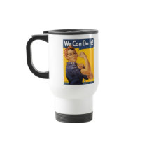 We Can Do It! - White Car Mug