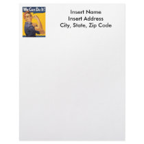 We Can Do It World War 2 Letterhead