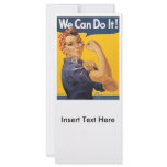We Can Do It World War 2 Personalized Rack Card