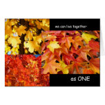 we can live together as ONE cards Peace Unity Love