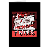 **we can make it * with a little help** greeting card