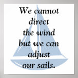 We Cannot Direct the Wind posters