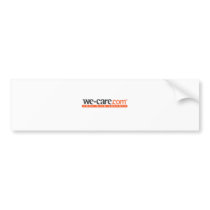 We-Care.com Products Bumper Sticker