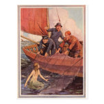 We Caught a Mermaid! Vintage Post Cards