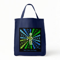 We Come In Peas Grocery Tote bags by BitsOfWhimsy We Come In Peas Grocery Tote bags