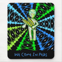We Come In Peas ! mousepads by BitsOfWhimsy We Come In Peas ! mousepads