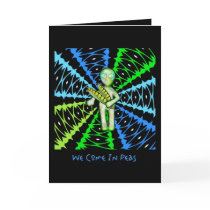 We Come In Peas ... Pass The Mashed Potatoes! cards by BitsOfWhimsy We Come In Peas ... Pass The Mashed Potatoes! cards