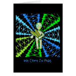We Come In Peas ... Pass The Mashed Potatoes! Greeting Card