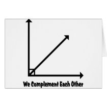 we complement each other greeting cards