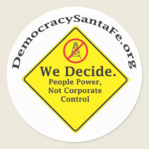 We DecideRound stickers