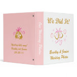We Did It Customized Wedding Photo Album Binders