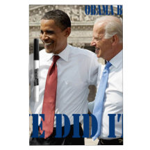 "We Did It!" -- Obama Dry-Erase Board