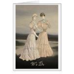 WE DO Gay Lesbian Women Wedding Anniversary Card