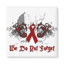 We Do Not Forget-AIDS Awareness Fridge Magnets