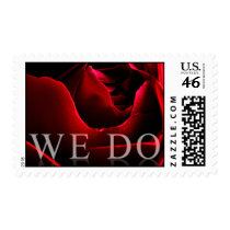 We Do Red Rose Wedding Stamps stamps
