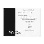 We Do Wedding Invitation Postcards