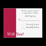 We Do Wedding RSVP Card