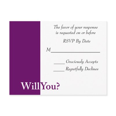 We Do Wedding RSVP Card Postcard
