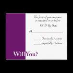 We Do Wedding RSVP Card