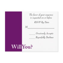 We Do Wedding RSVP Card postcards