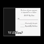 We Do Wedding RSVP Card