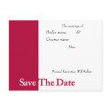 We Do Wedding Save The Date Card postcards