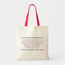 We Don't Homeschool Bags