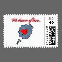 We dream of love stamps