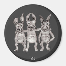 We Gargoyles Three Magnet