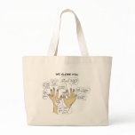 We Glove You Inspiration Cartoon Fingers bags