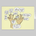 We Glove You Inspiration Cartoon Fingers cards by zooogle We Glove You Inspiration Cartoon Fingers cards
