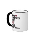 We Go Together Like FSU and Football Ringer Mug