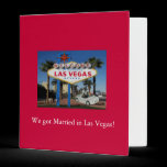 We got Married in Las Vegas Album binders