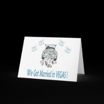 We Got Married in VEGAS! Card