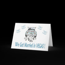 We Got Married in VEGAS! Card