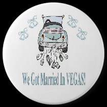We Got Married In VEGAS! Colossal Button