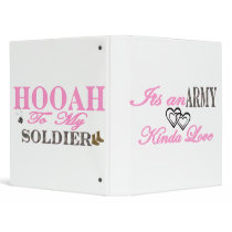 We have a Army Love binders