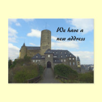 We have a new address - castle cards postcards