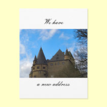 We have a new address postcards