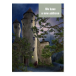 We have a new address - Postcard invitation