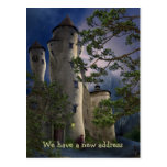We have a new address - Postcard invitation