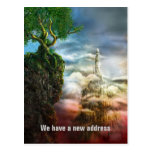 We have a new address - Postcard invitation