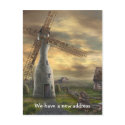 We have a new address - Postcard - Template