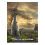 We have a new address - Postcard - Template