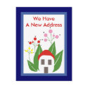 We Have A New Address Postcards by zazzleproducts1 We Have A New Address Postcards