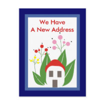 We Have A New Address Postcards by zazzleproducts1 We Have A New Address Postcards
