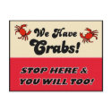 We Have Crabs! postcards by clarachandler We Have Crabs! postcards