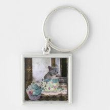 We Have Cupcakes kitten keychain