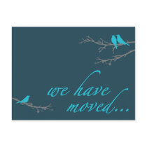 we have moved announcement post card
